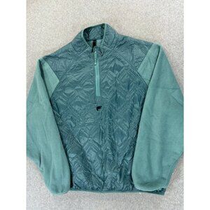 Fabletics‎ Half Zip Nylon Athletic Pullover Jacket (Men's 2XL) Teal